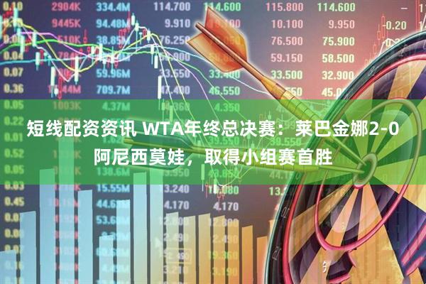 短线配资资讯 WTA年终总决赛：莱巴金娜2-0阿尼西莫娃，取得小组赛首胜